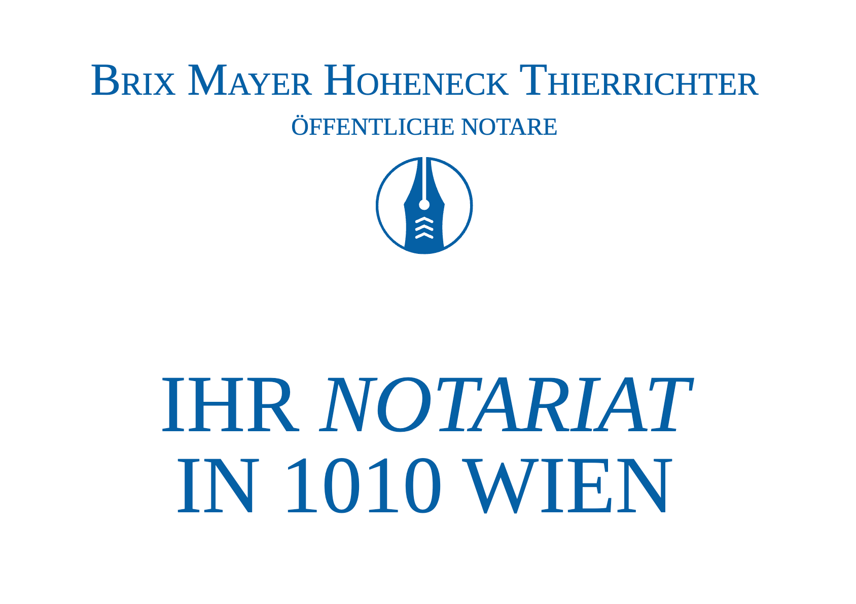 Ihr Notariat in 1010 Wien